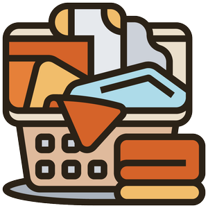 Stylized illustration of a medicine pill organizer with pills and blister packs.